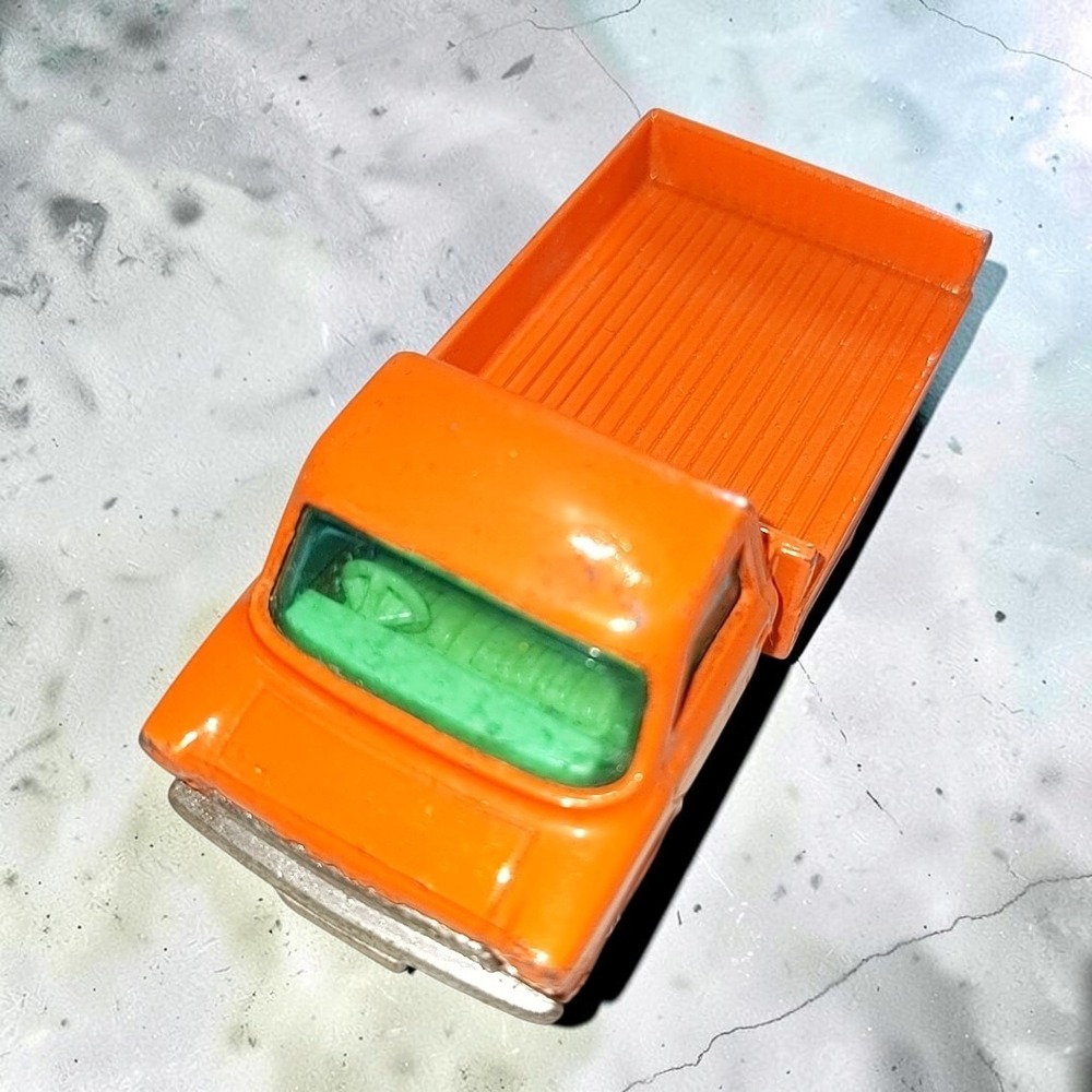 VTG Matchbox Lesney Superfast No 66 Ford Transit Pick Up Truck Orange 1977 UK